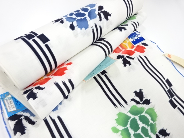  アンティーク　浴衣地反物